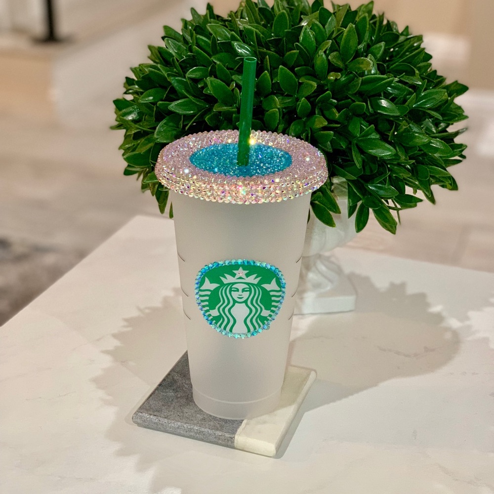 Custom bling Starbucks Cup
